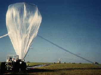 Ballon beim Start