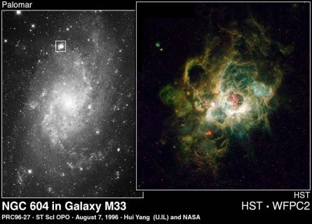 NGC 604 in Galaxy M33 von 
http://oposite.stsci.edu/pubinfo/Pictures.html