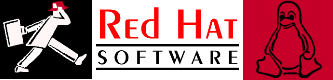 Redhat Logo with Red Tux