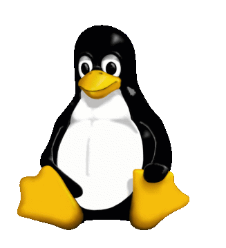 Sitting Penguin with pointy beak