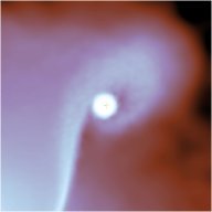 SPH snapshot of protoplanetary disc capturing gas from a cloud